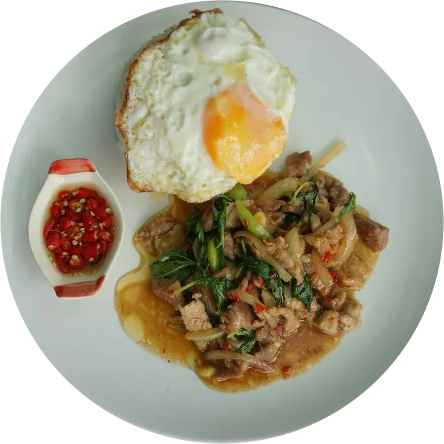 Pad kra pao, Pum Pui