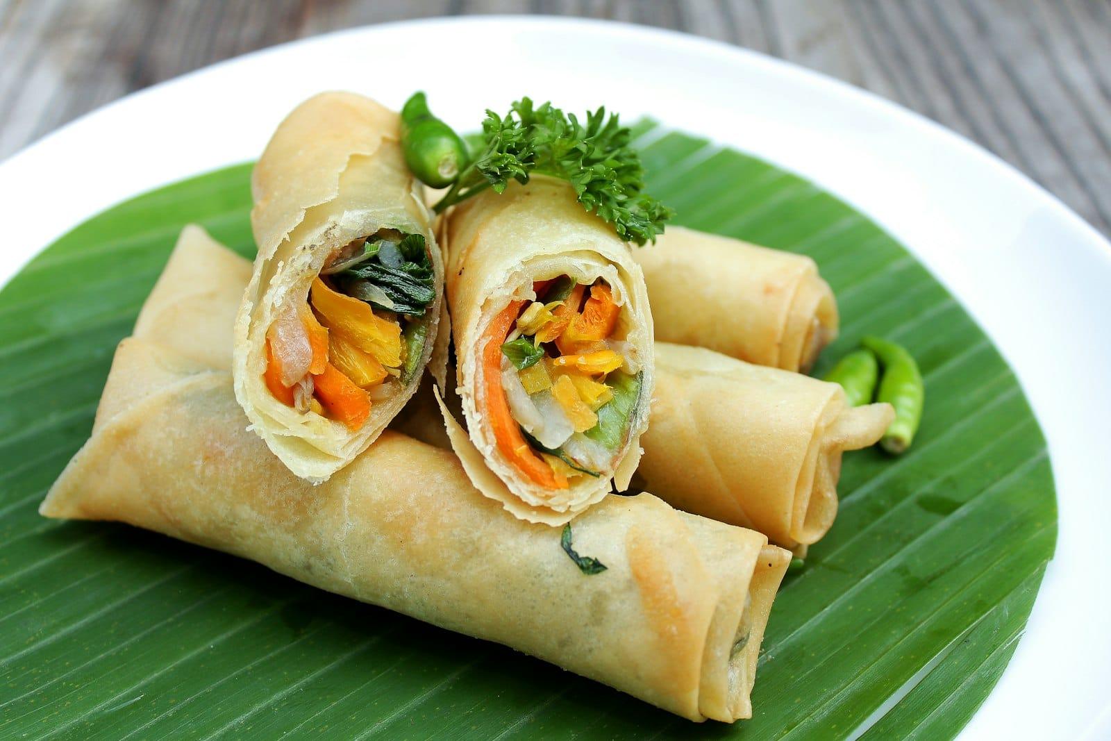 Spring rolls croustillants